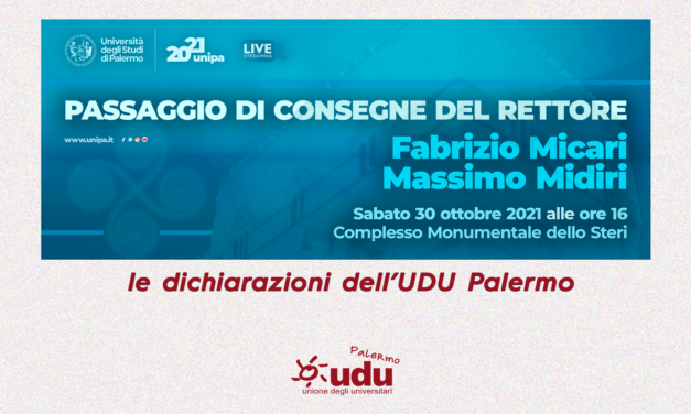 Insediamento del rettore midiri: le dichiarazioni dell’udu